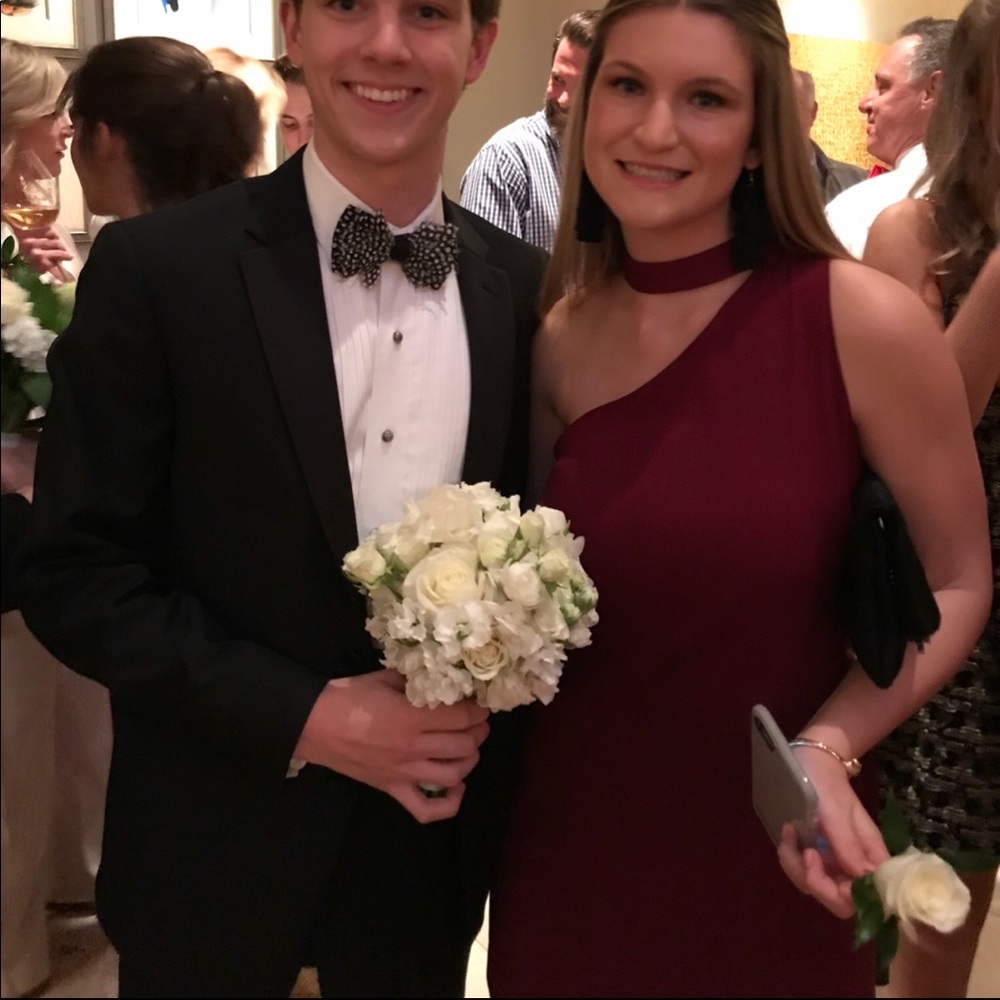 Maroon dress